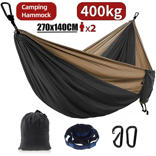 Outdoor Camping Hammock with Adjustable Strap Portable
