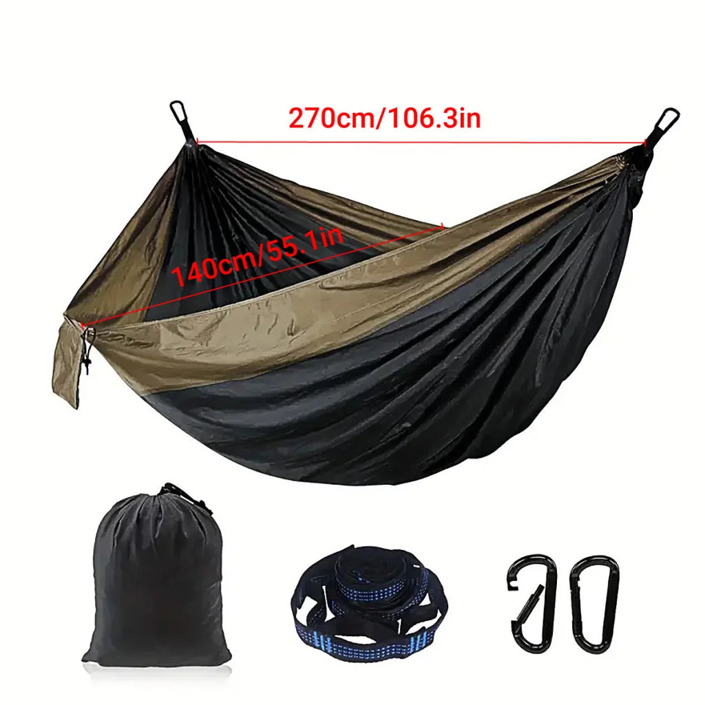 Outdoor Camping Hammock with Adjustable Strap Portable