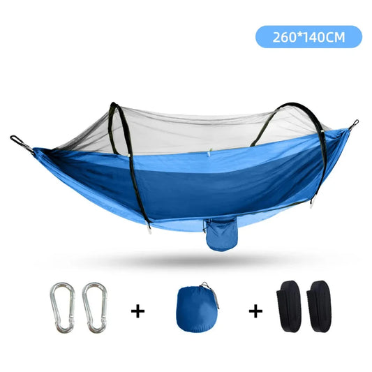 Outdoor Camping Hammock with Mosquito Net - Lightweight