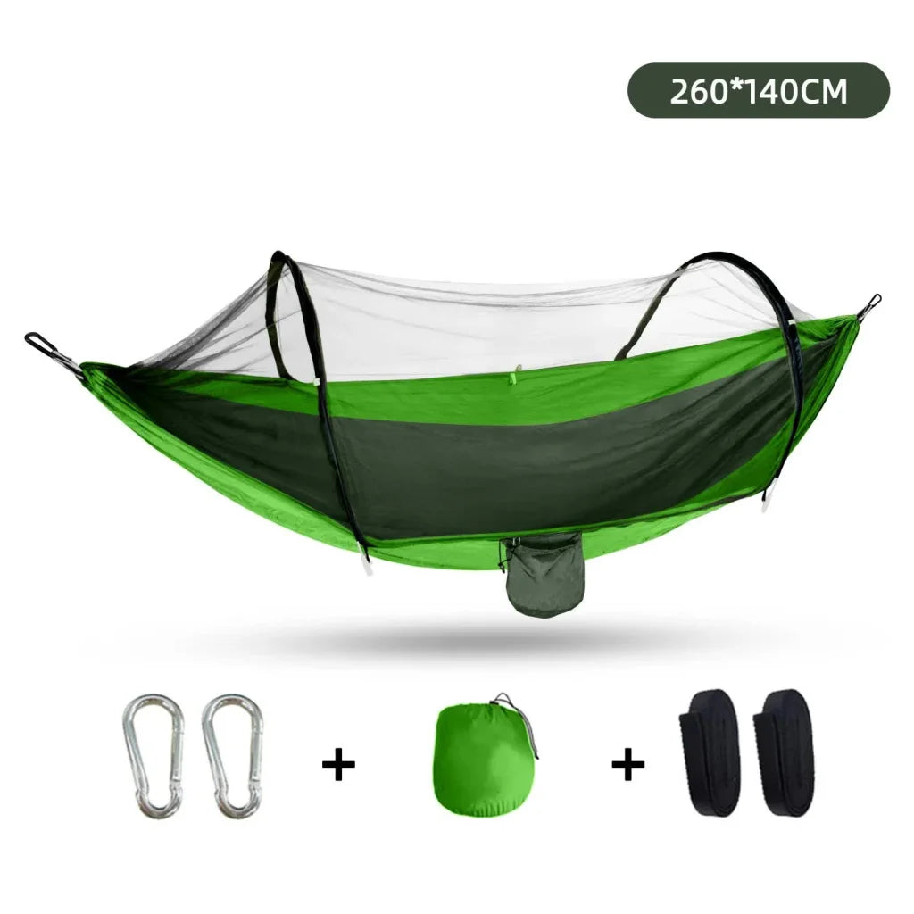 Outdoor Camping Hammock with Mosquito Net - Lightweight
