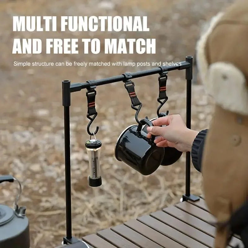 Outdoor Camping Hanging Rack Desktop Shelf Table Side
