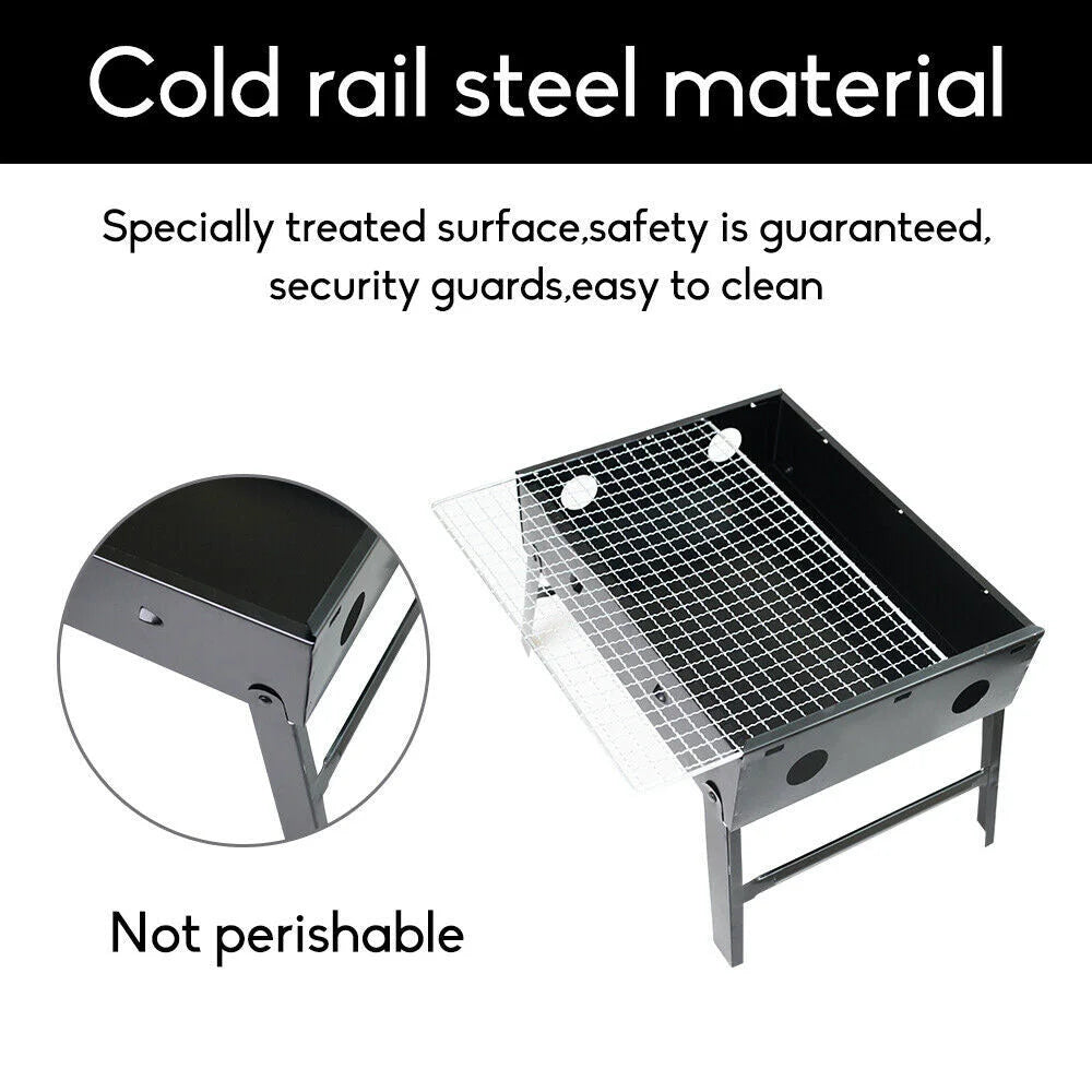 Outdoor Camping Portable & Foldable Charcoal BBQ Grill