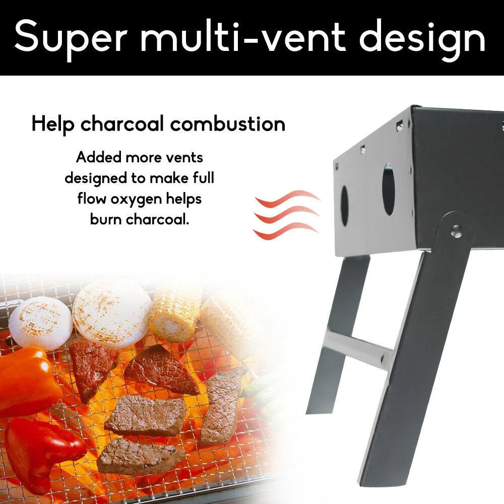 Outdoor Camping Portable & Foldable Charcoal BBQ Grill