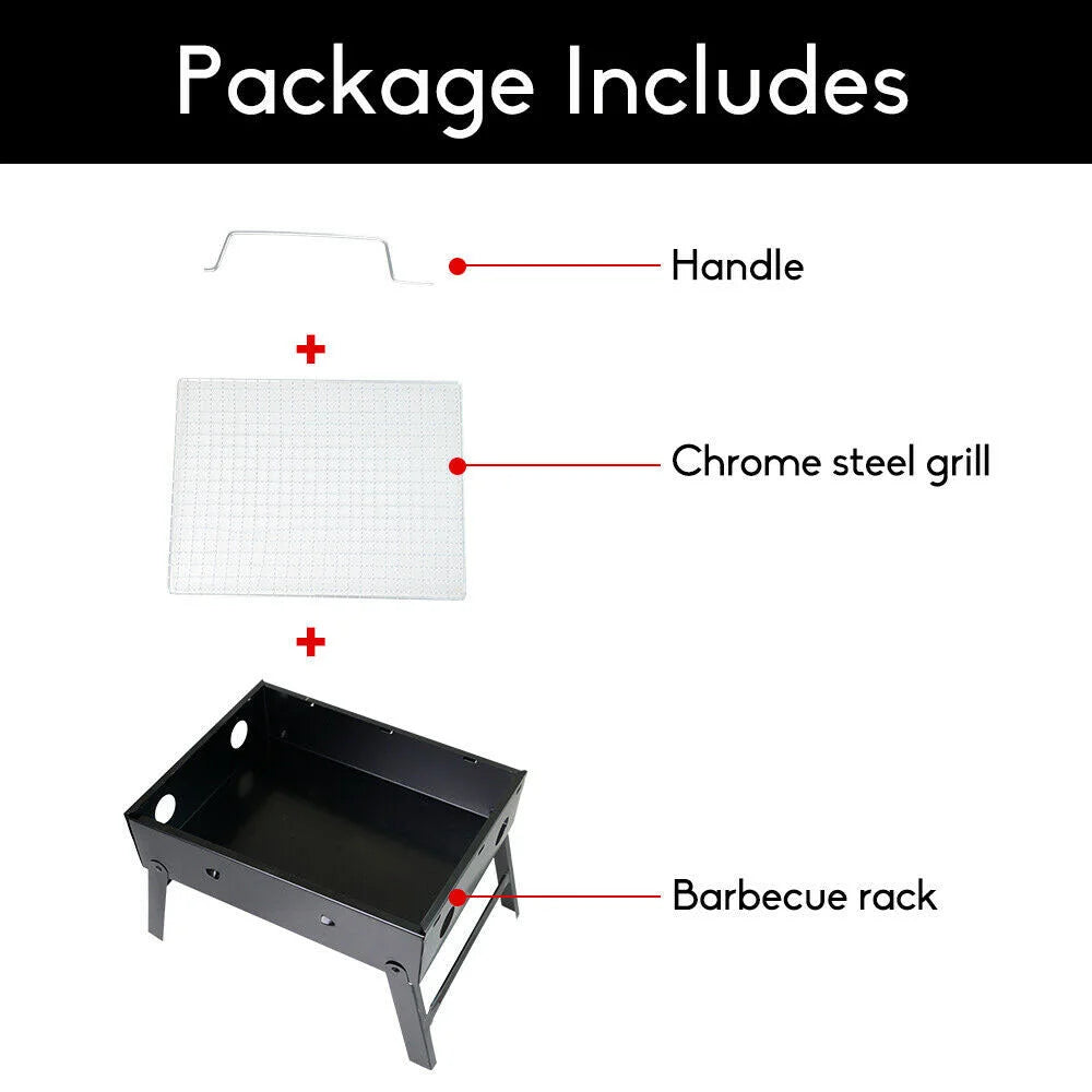 Outdoor Camping Portable & Foldable Charcoal BBQ Grill