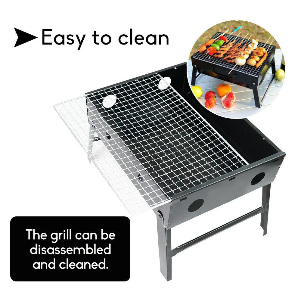 Outdoor Camping Portable & Foldable Charcoal BBQ Grill