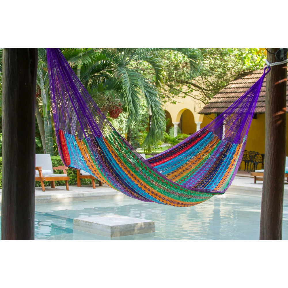 Outdoor Cotton Hammock Jumbo Size - Colorina - Hammocks