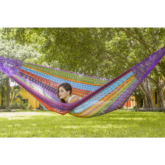 Outdoor Cotton Hammock Jumbo Size - Colorina - Hammocks