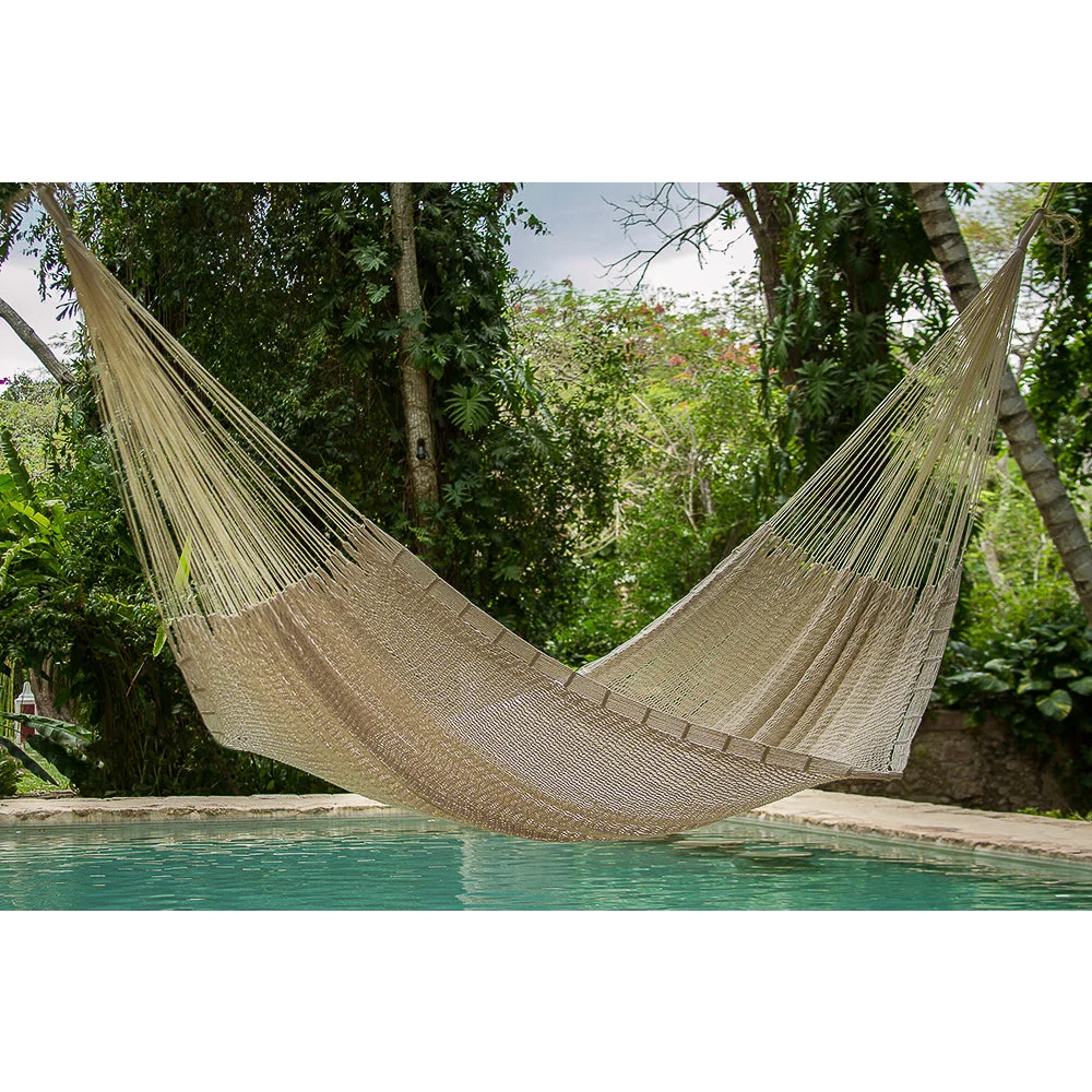 Outdoor Cotton Hammock Jumbo Size - Cream - Hammocks