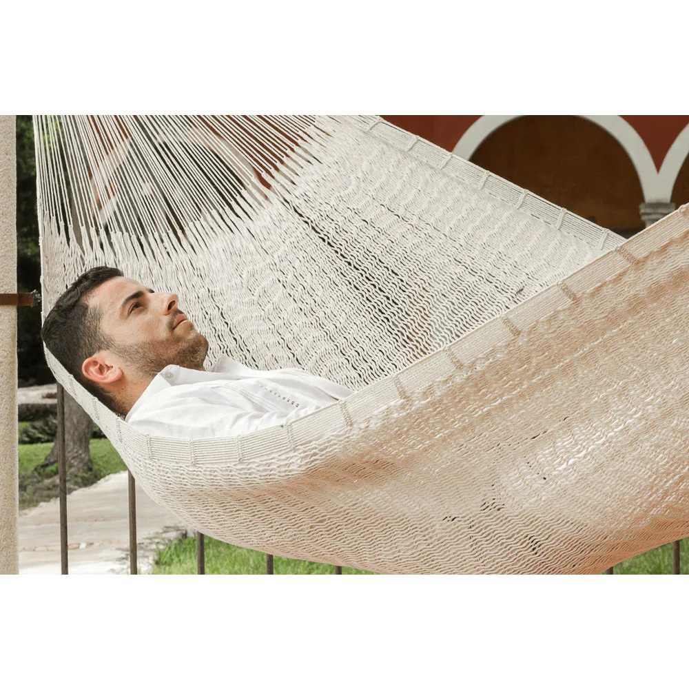 Outdoor Cotton Hammock King Size - Cream - Hammocks
