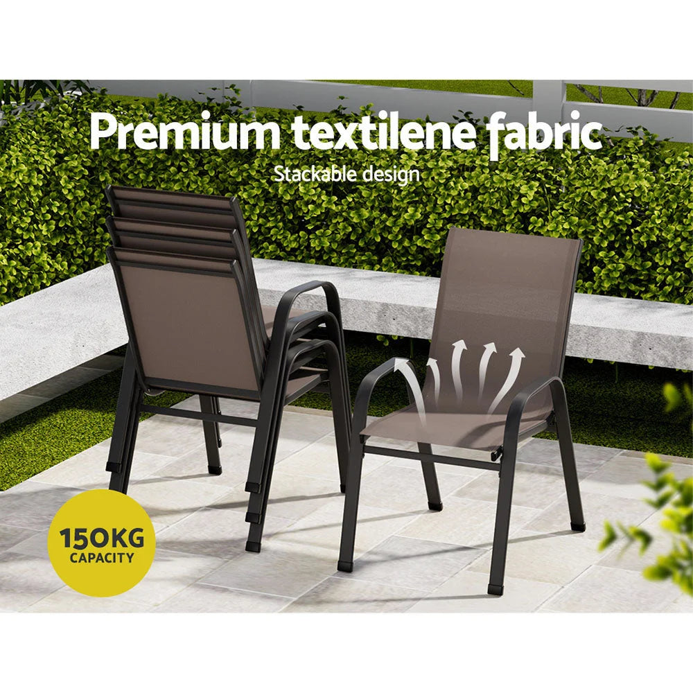 Dining chair with outdoor chairs stackable patio lounge