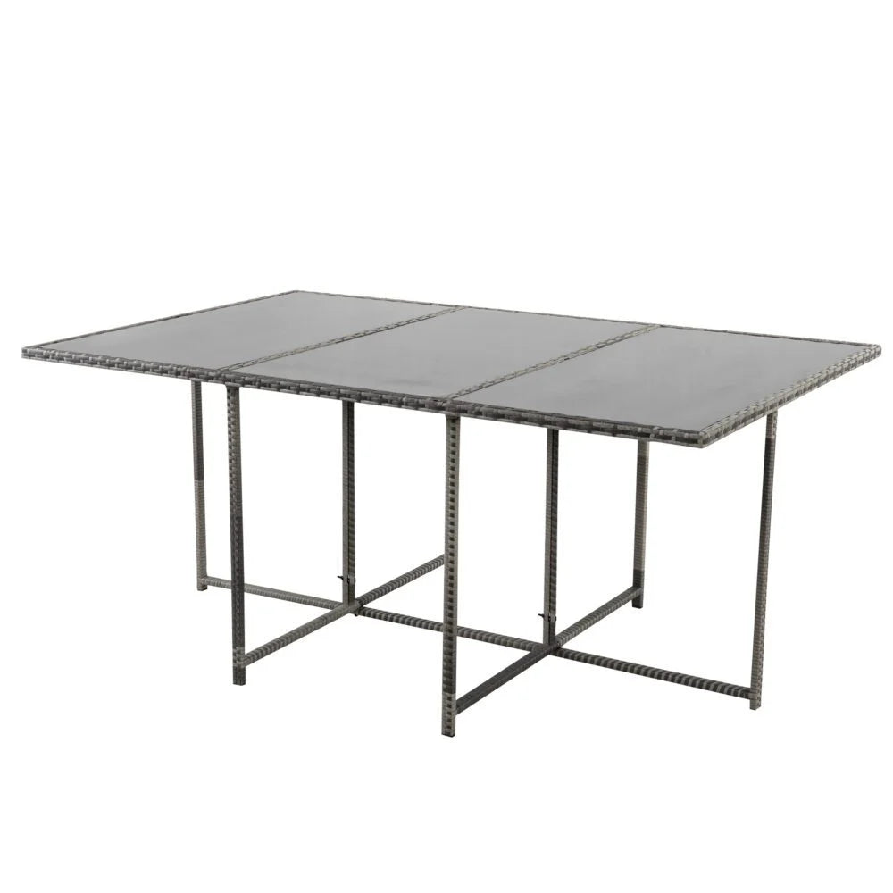 Outdoor Dining Set Bali 11PC - Grey