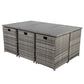 Outdoor Dining Set Bali 11PC - Grey