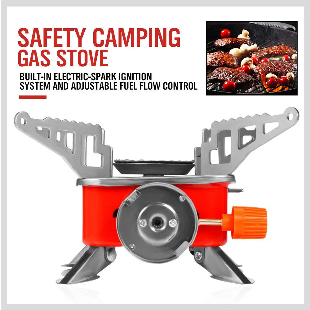 Outdoor Folding Mini Gas Burner Cooking Stove Butane Gas