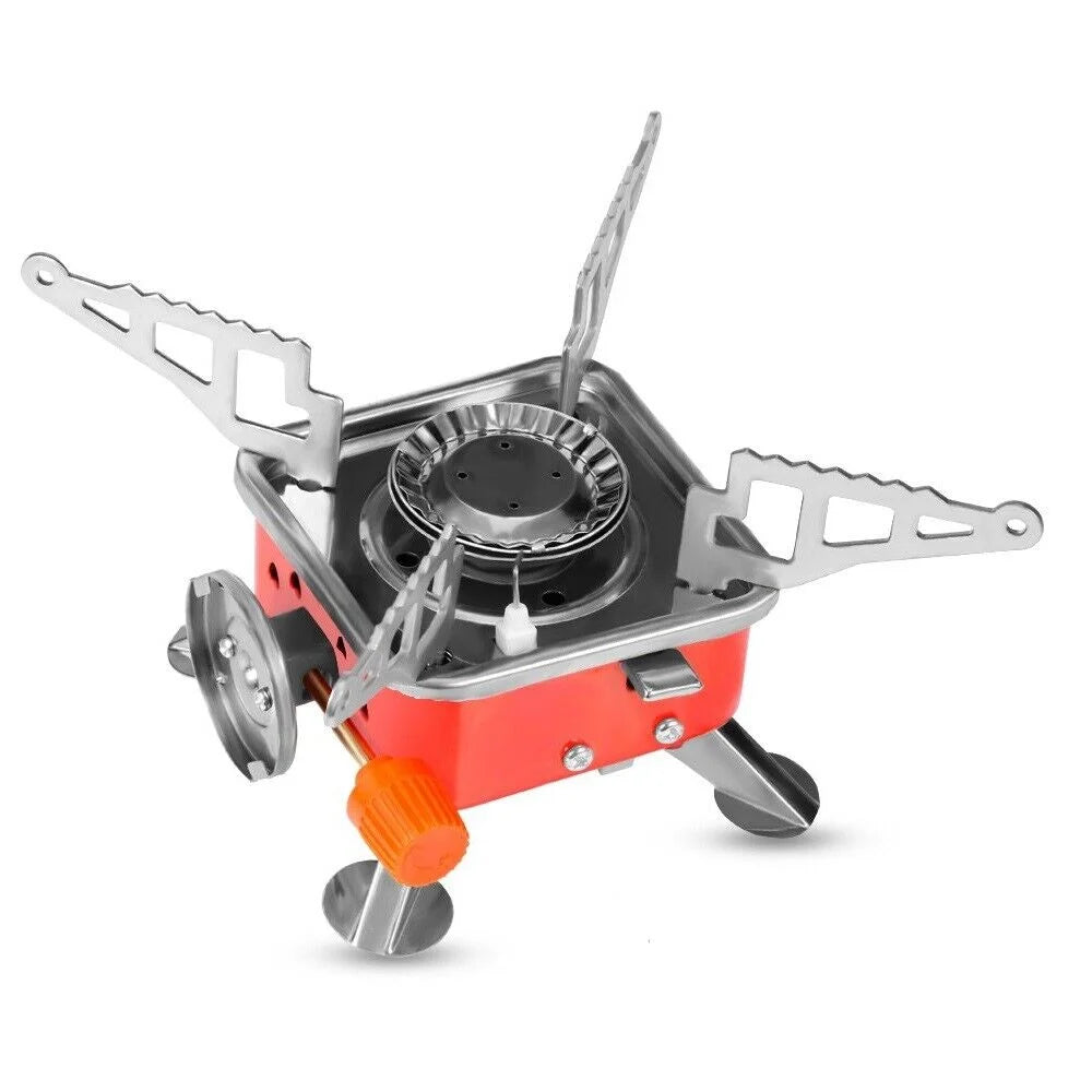 Outdoor Folding Mini Gas Burner Cooking Stove Butane Gas