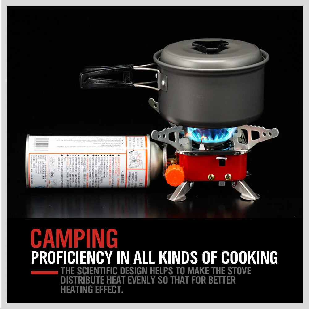 Outdoor Folding Mini Gas Burner Cooking Stove Butane Gas