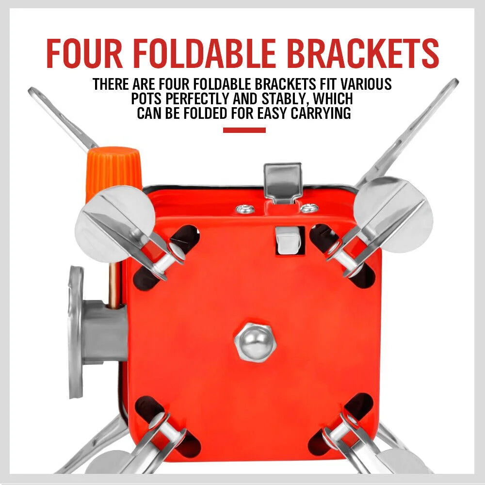 Outdoor Folding Mini Gas Burner Cooking Stove Butane Gas