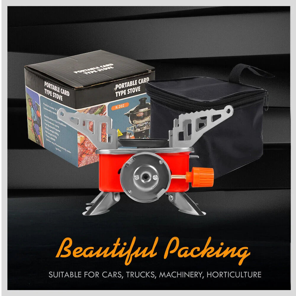 Outdoor Folding Mini Gas Burner Cooking Stove Butane Gas