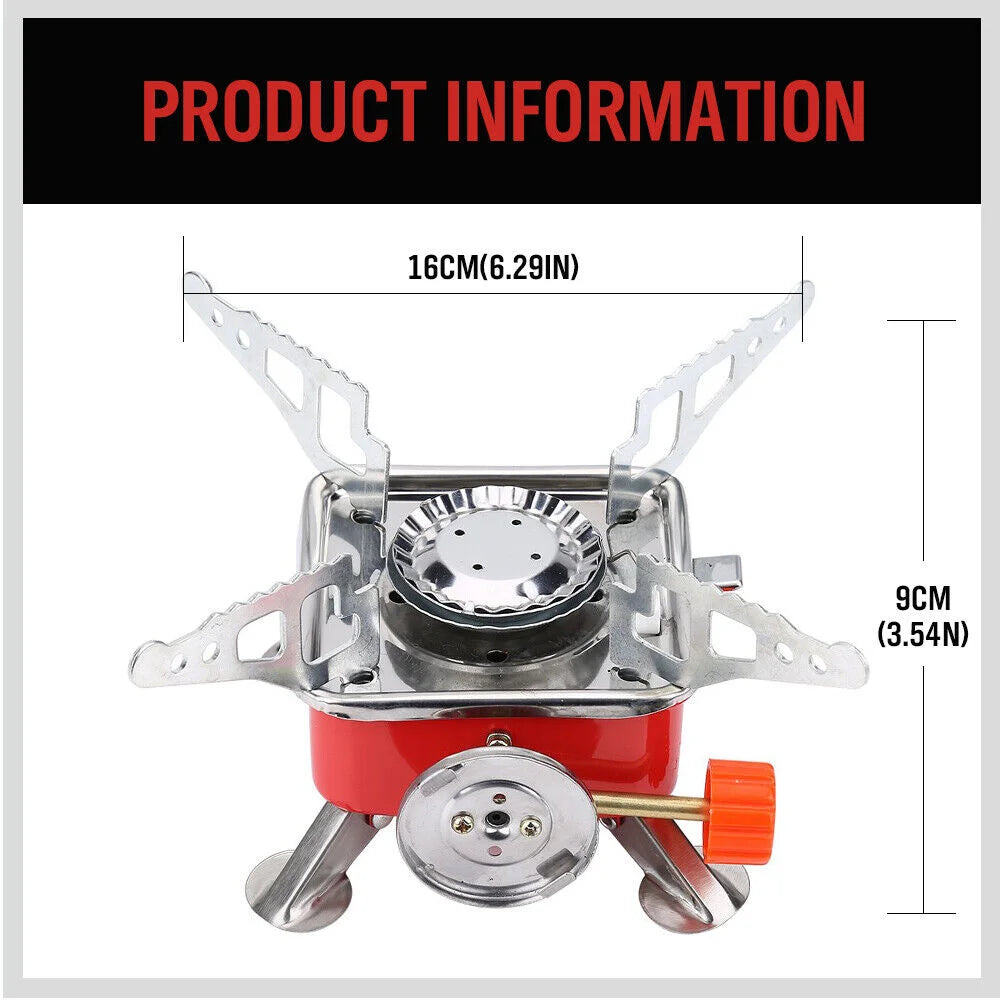 Outdoor Folding Mini Gas Burner Cooking Stove Butane Gas