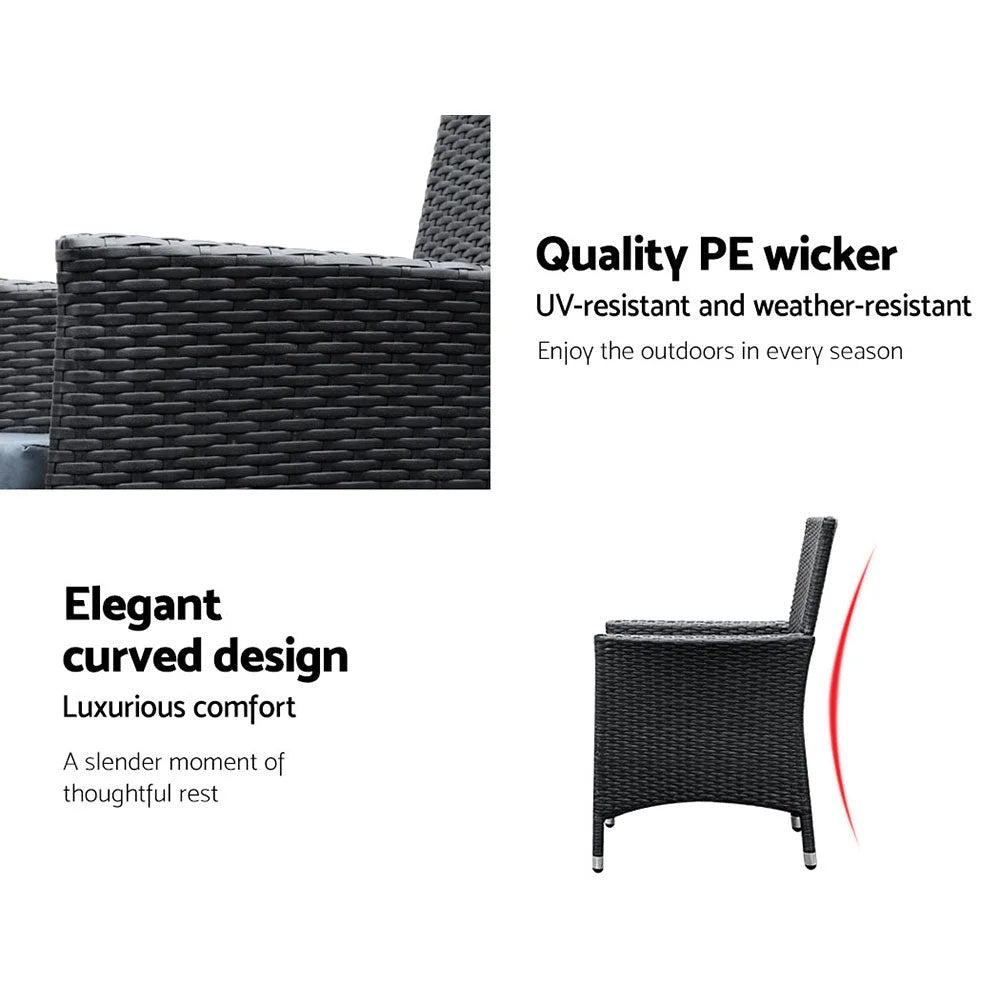 Outdoor Furniture 7PC Dining Set - Gardeon