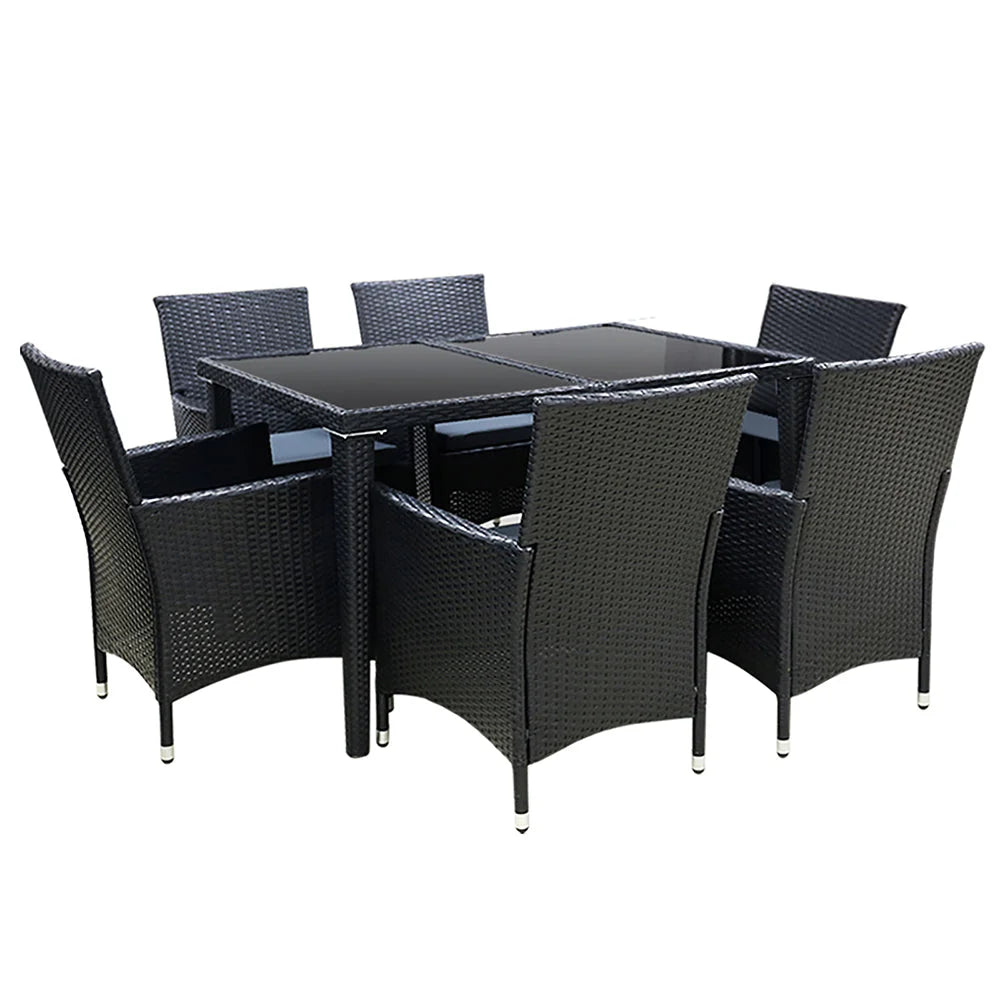 Outdoor Furniture 7PC Dining Set - Gardeon