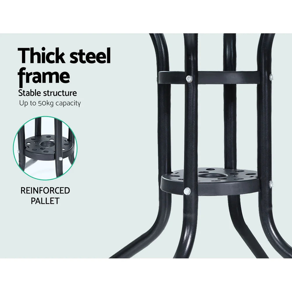 Wicker dining table with outdoor chair bistro patio