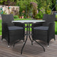 Wicker dining table set