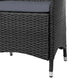 Dining table with outdoor bistro chair patio setting