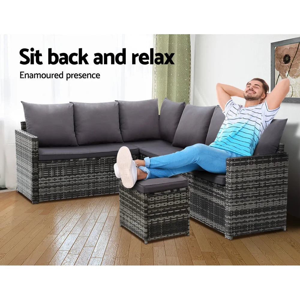 Outdoor Furniture Dining Setting Sofa Set Lounge Wicker 9