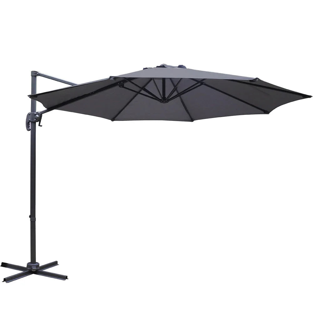 Outdoor Furniture Garden Umbrella Roma 3M 360 Degree