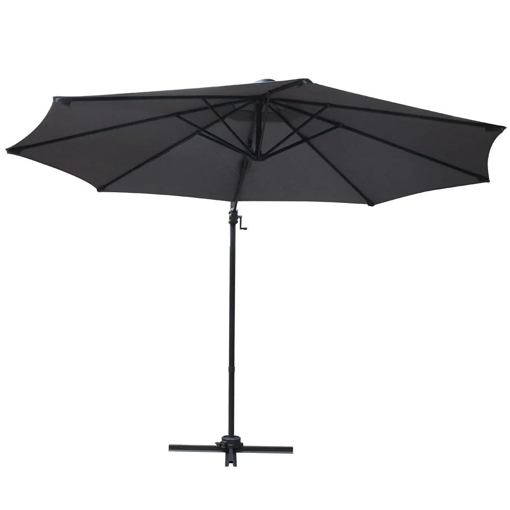 Outdoor Furniture Garden Umbrella Roma 3M 360 Degree