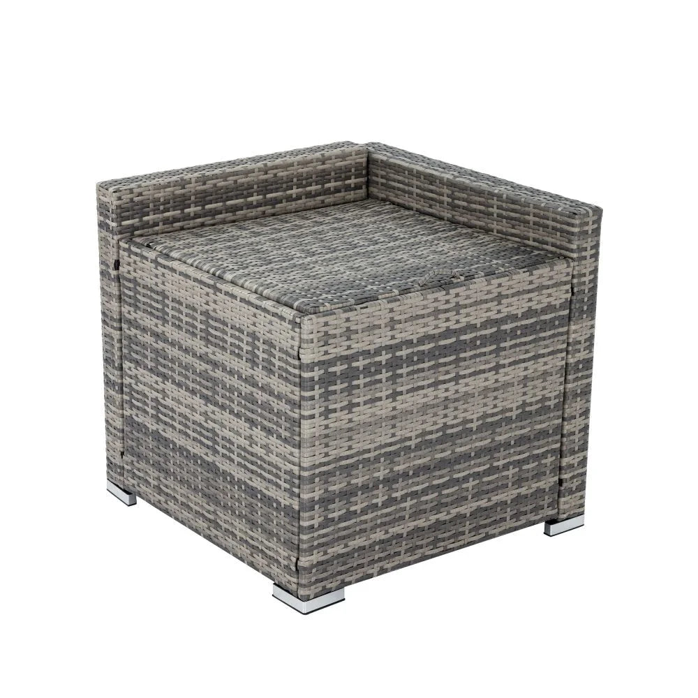 Outdoor Furniture Modular Lounge Sofa 8PCS Lizard - Grey