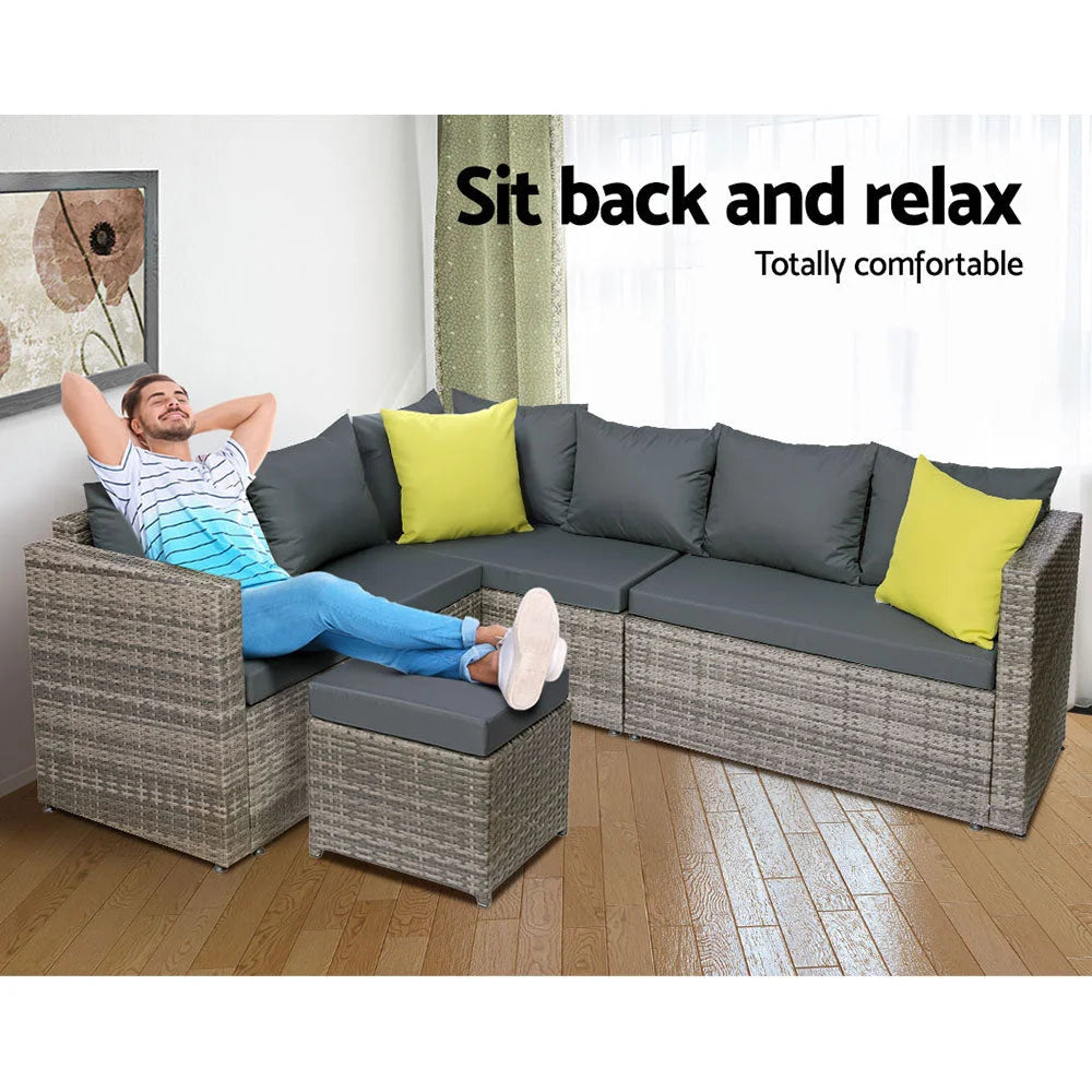 Outdoor Furniture Patio Set Dining Sofa Table Chair Lounge