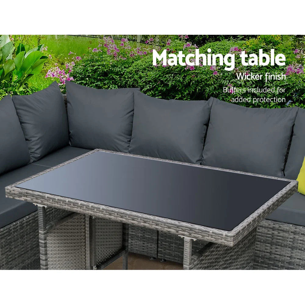 Outdoor Furniture Patio Set Dining Sofa Table Chair Lounge