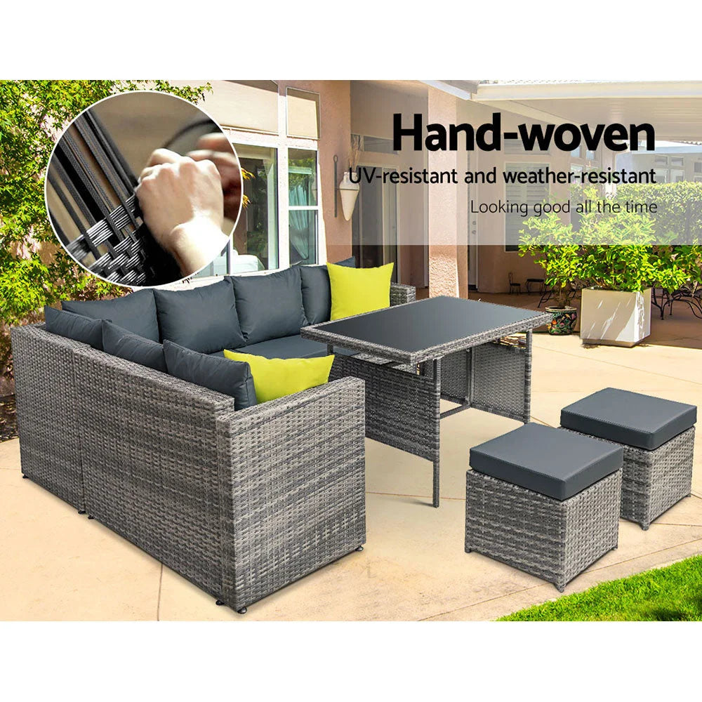 Outdoor Furniture Patio Set Dining Sofa Table Chair Lounge