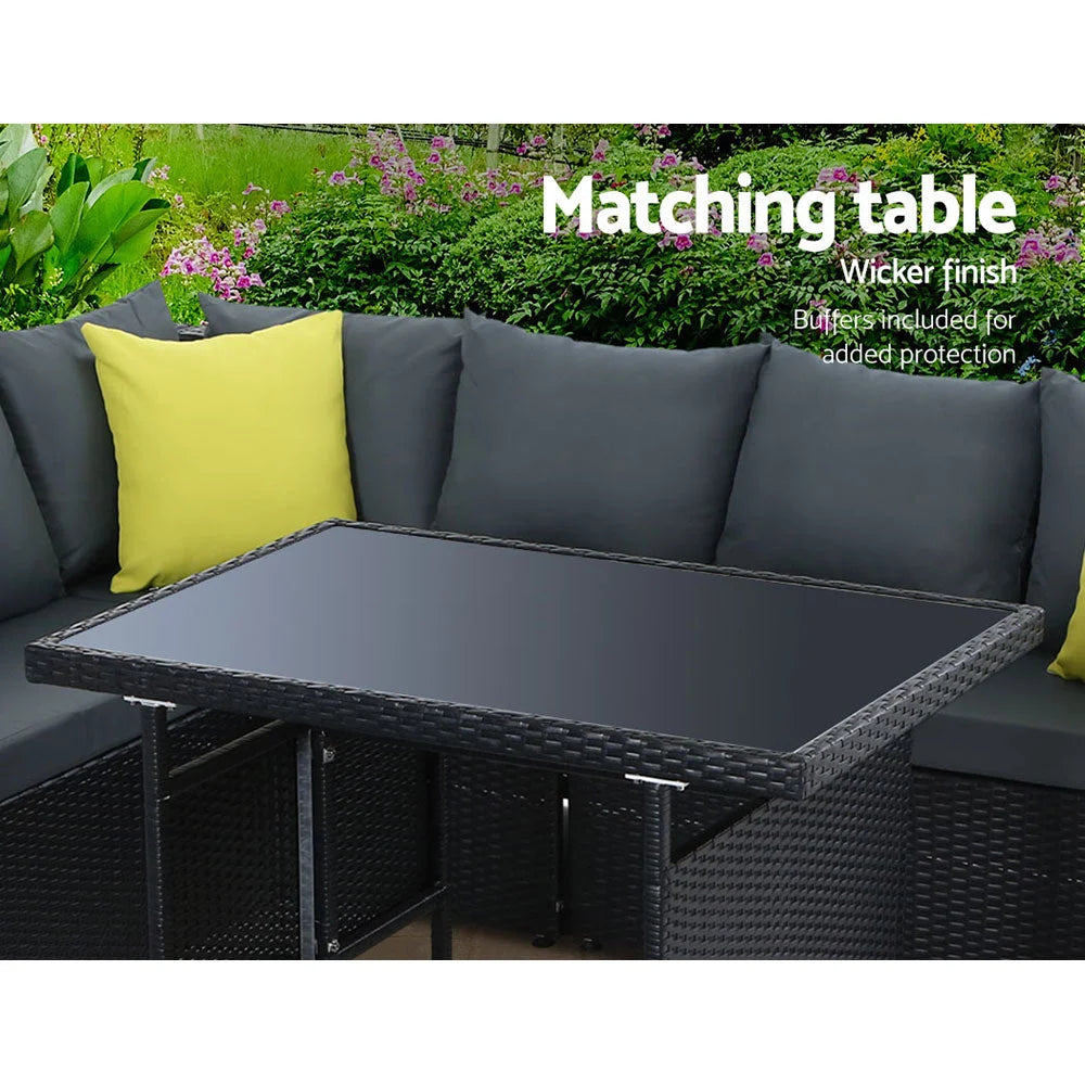 Outdoor Furniture Patio Set Dining Sofa Table Chair Lounge