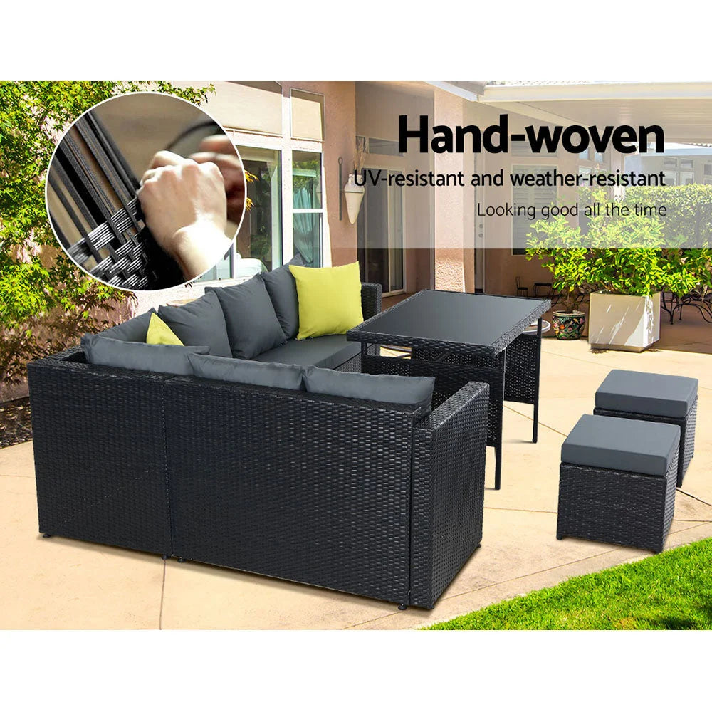 Outdoor Furniture Patio Set Dining Sofa Table Chair Lounge