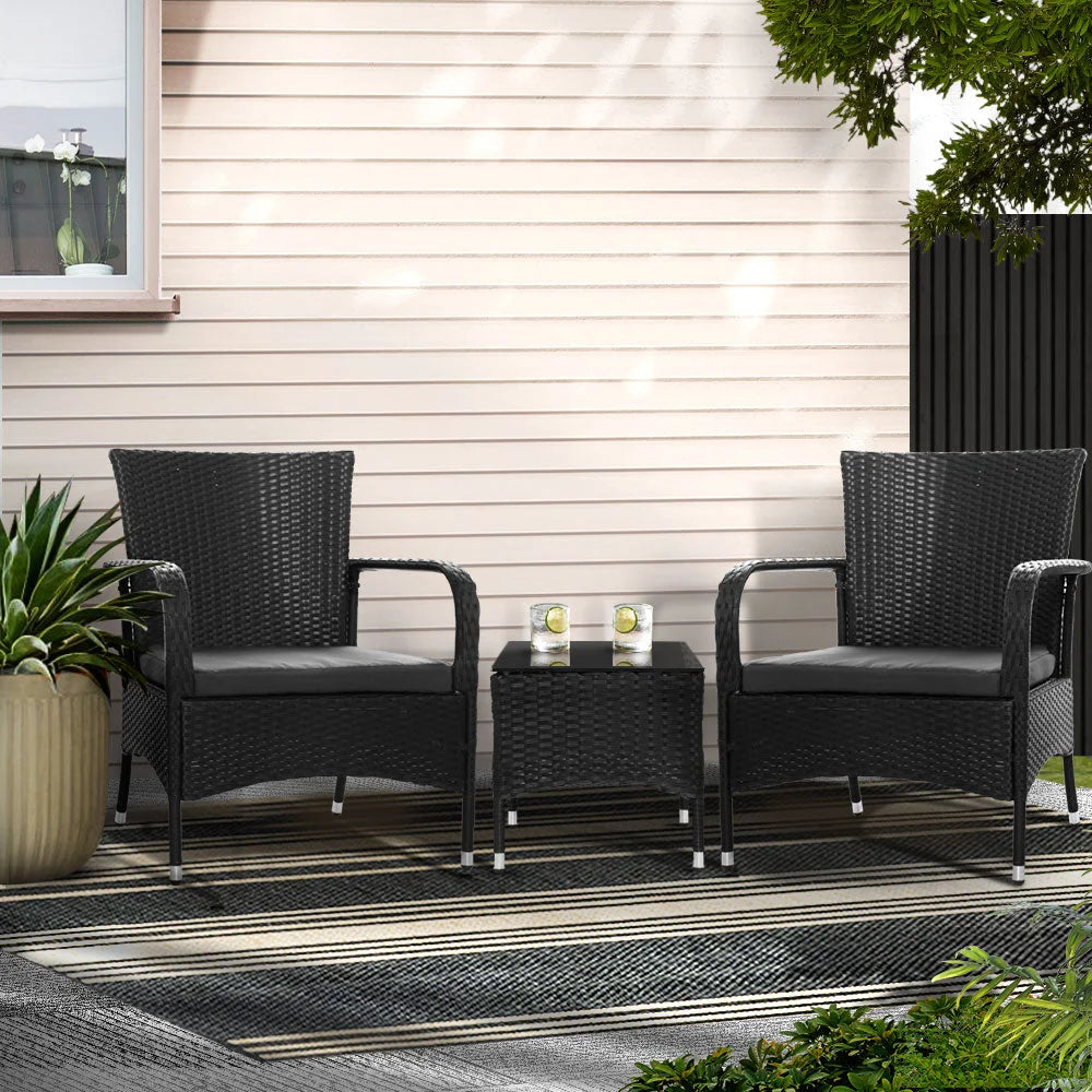 Outdoor Furniture Patio Set Wicker Outdoor Conversation Set