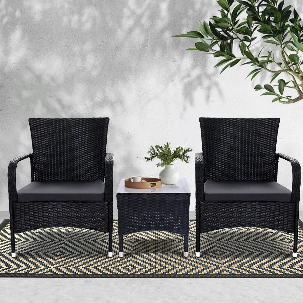 Outdoor Furniture Patio Set Wicker Outdoor Conversation Set