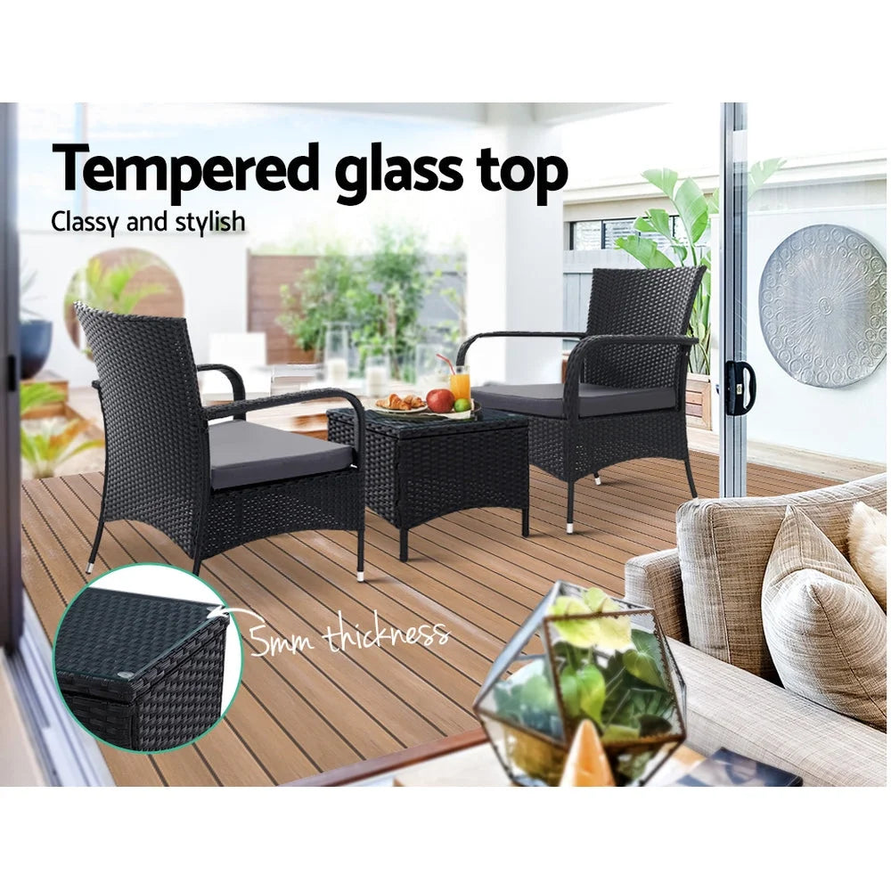 Outdoor Furniture Patio Set Wicker Outdoor Conversation Set