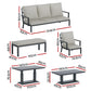 Outdoor Furniture Setting 5-Piece Table Chair Aluminium