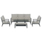 Outdoor Furniture Setting 5-Piece Table Chair Aluminium