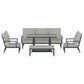Outdoor Furniture Setting 5-Piece Table Chair Aluminium
