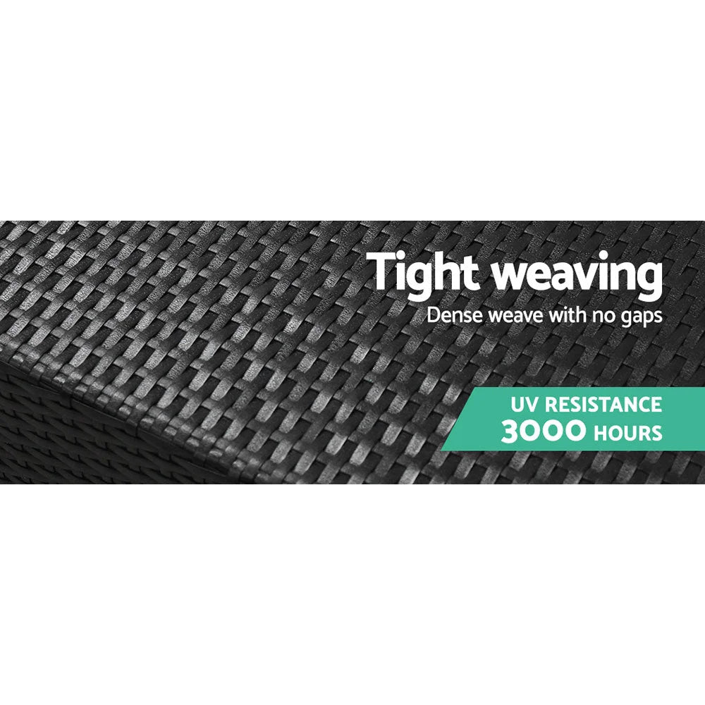 Outdoor Furniture Sofa Set (2pc) Wicker Rattan Lounge