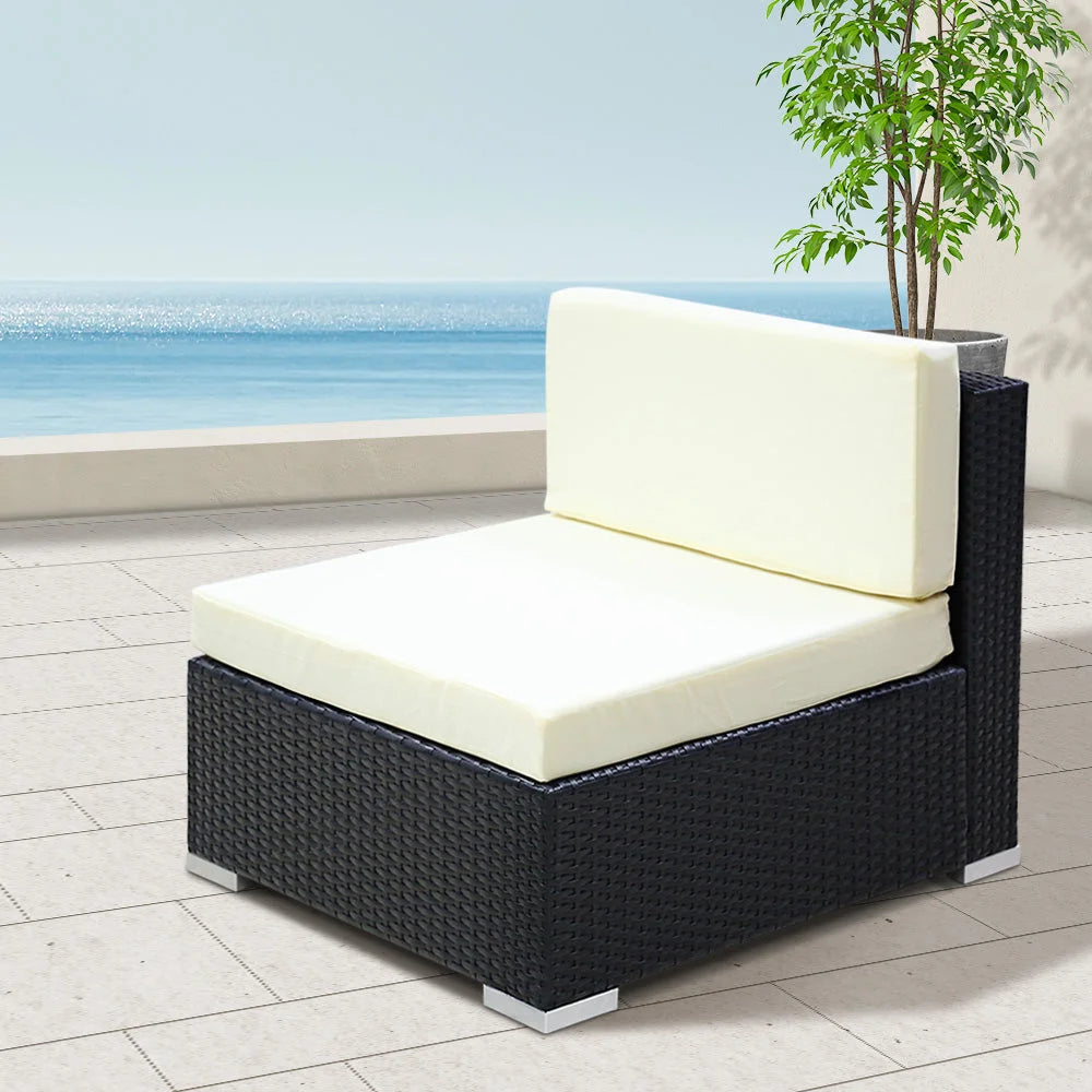 Outdoor Furniture Sofa Set (3pc) Wicker Rattan Lounge