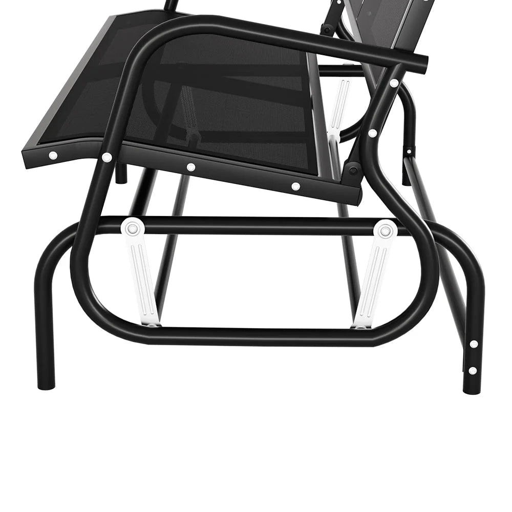 Outdoor Garden Bench Seat Swing Glider Rocking 2 Seater