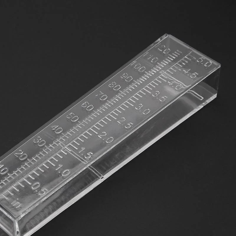 Outdoor Garden Rain Gauge - Transparent Plastic