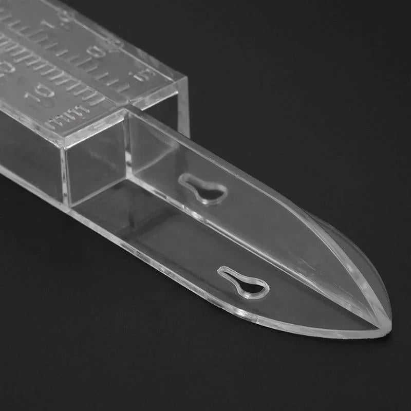Outdoor Garden Rain Gauge - Transparent Plastic