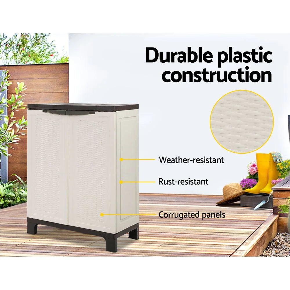 Outdoor Half Size Adjustable Cupboard - Giantz