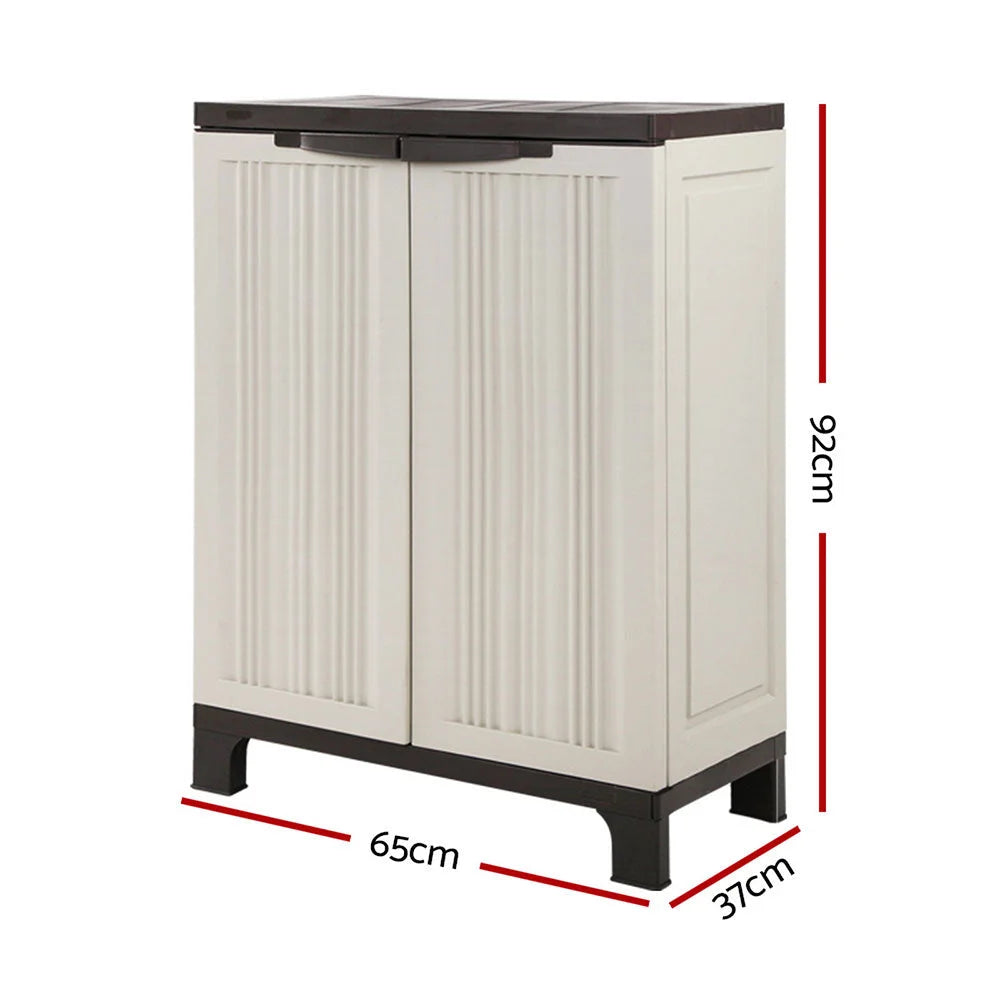 Half Size Adjustable Cupboard outdoor sized storage cabinet