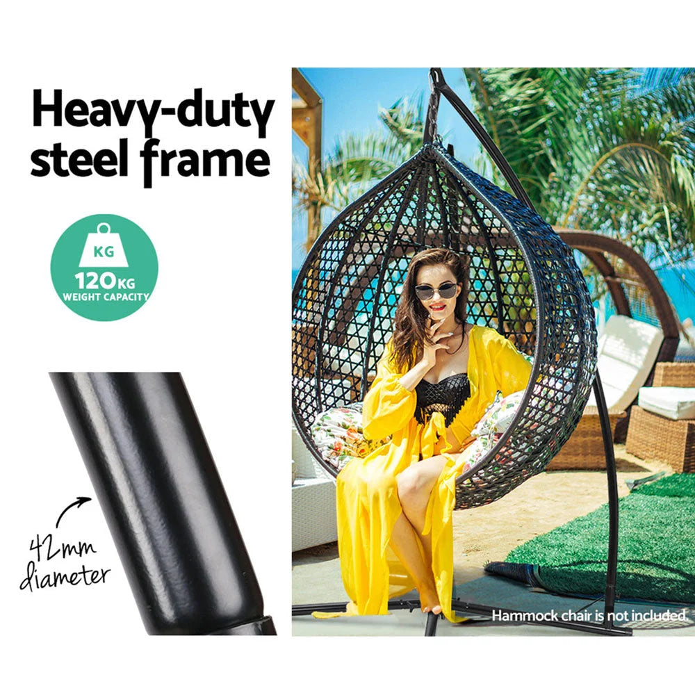 Outdoor Hammock A-Shape Steel Frame - Gardeon